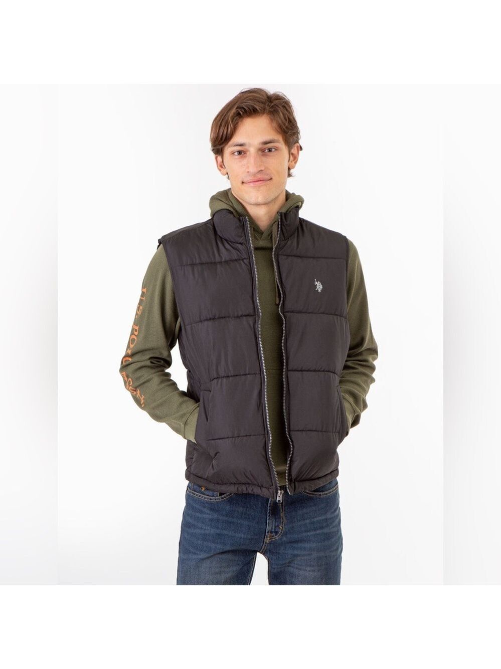 U.S. Polo Assn. Signature Puffer Vest - Size Large